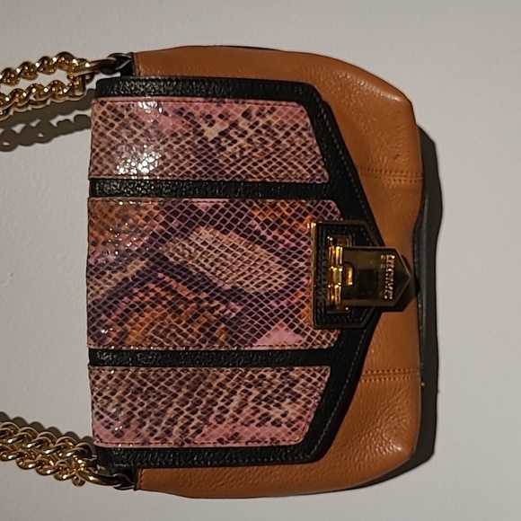 Aimee Kestenberg Leather and Snakeskin Purse - Picture 3 of 13